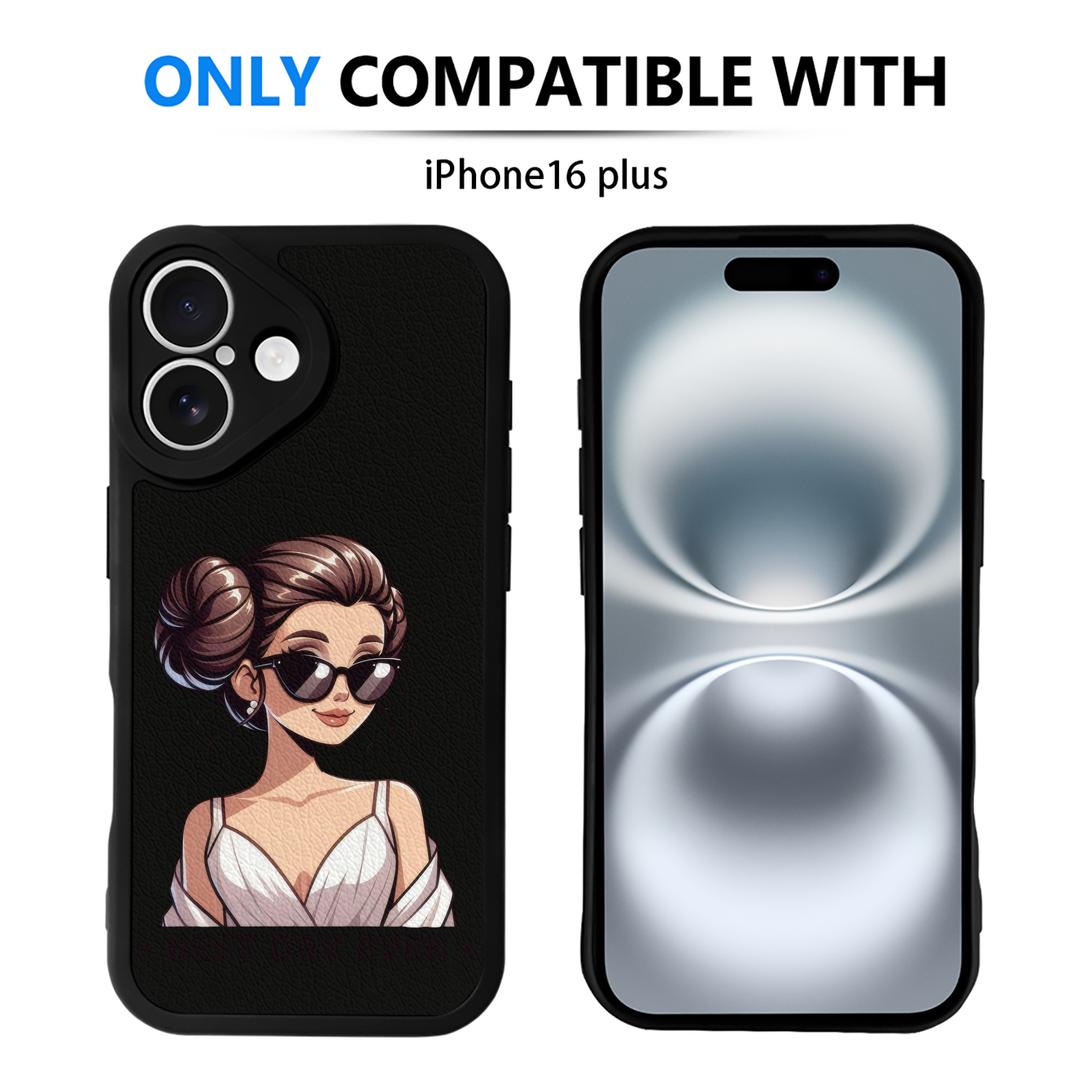 （画像用） スター・ウォーズ Star Wars 【iPhone 16シリーズ対応】シリコンスマホケース（レザー調） 材質：シリコン